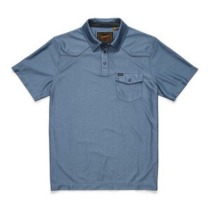 Howler Brothers Ranchero Tech Polo Shirt Men's in Mirage Blue